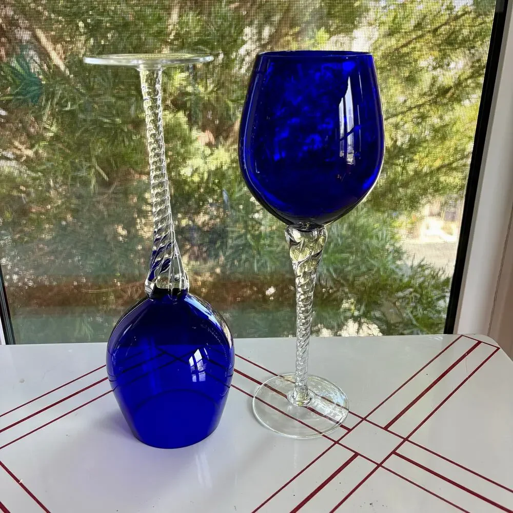 Set of 2 Cobalt Blue 11